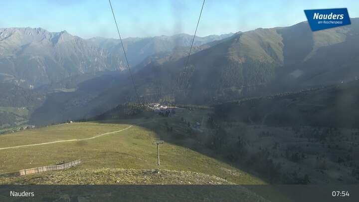 Archiv Foto Webcam Bergstation der Zirmbahn (Nauders)