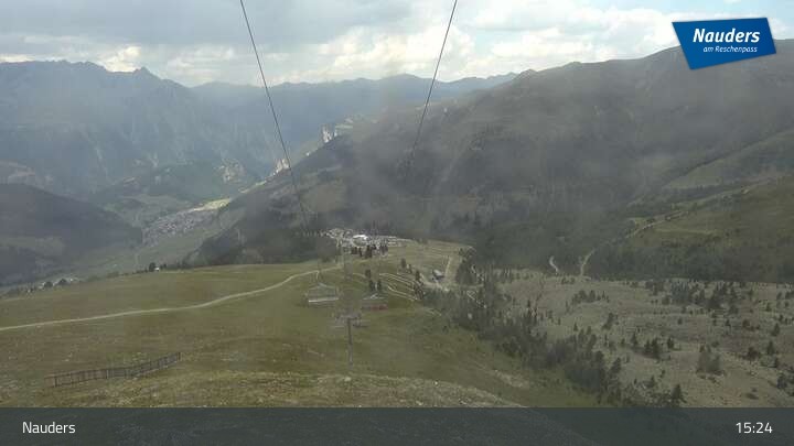 Archiv Foto Webcam Bergstation der Zirmbahn (Nauders)
