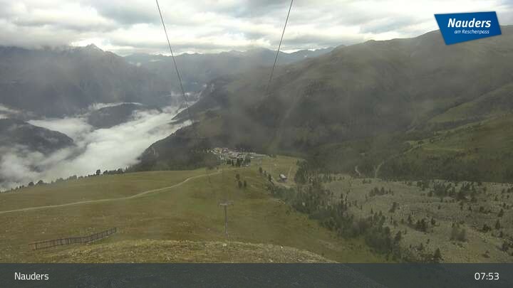 Archiv Foto Webcam Bergstation der Zirmbahn (Nauders)