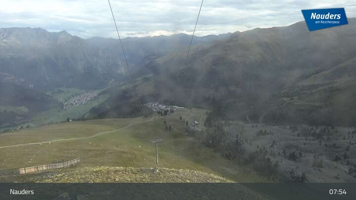 Archiv Foto Webcam Bergstation der Zirmbahn (Nauders)