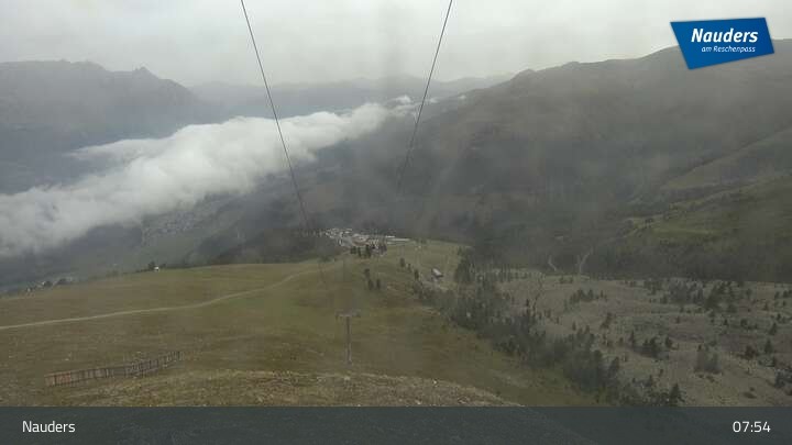 Archiv Foto Webcam Bergstation der Zirmbahn (Nauders)