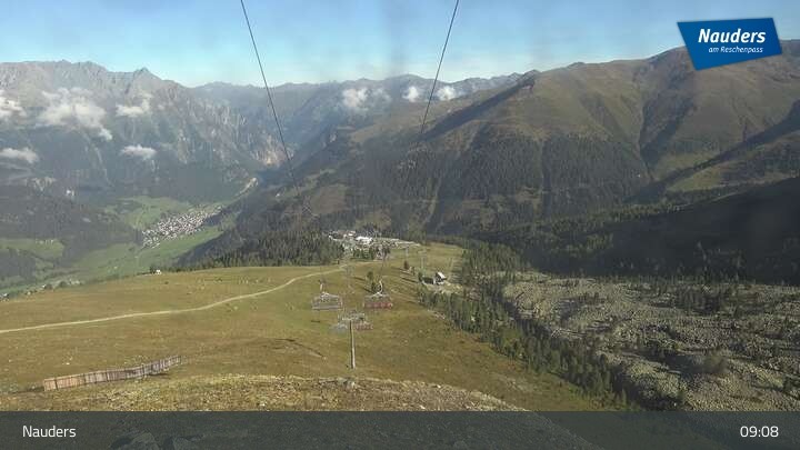 Archiv Foto Webcam Bergstation der Zirmbahn (Nauders)