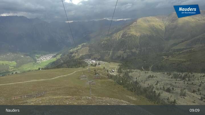 Archiv Foto Webcam Bergstation der Zirmbahn (Nauders)