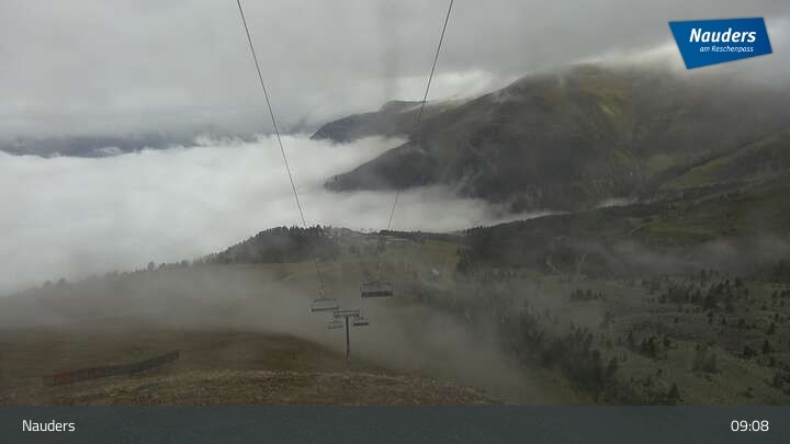 Archiv Foto Webcam Bergstation der Zirmbahn (Nauders)
