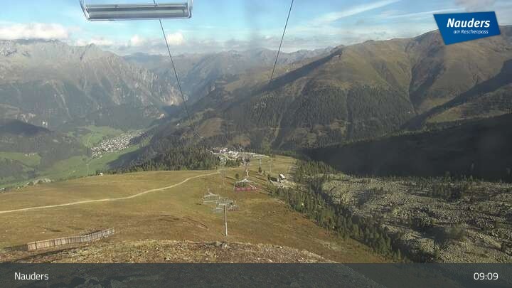 Archiv Foto Webcam Bergstation der Zirmbahn (Nauders)