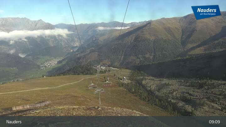 Archiv Foto Webcam Bergstation der Zirmbahn (Nauders)