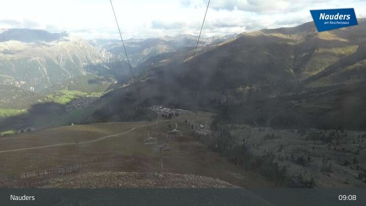 Archiv Foto Webcam Bergstation der Zirmbahn (Nauders)