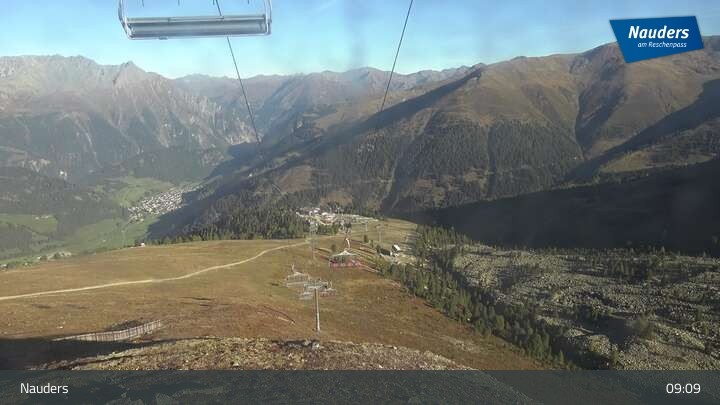 Archiv Foto Webcam Bergstation der Zirmbahn (Nauders)