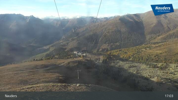 Archiv Foto Webcam Bergstation der Zirmbahn (Nauders)