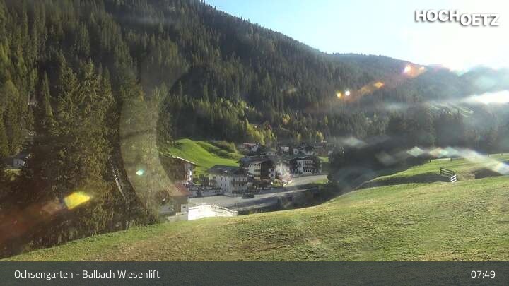 Archiv Foto Webcam Hochoetz - Blick auf Ochsengarten