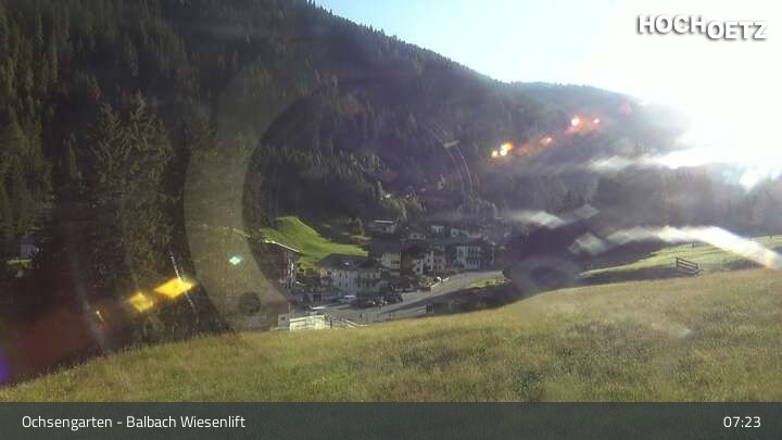 Archiv Foto Webcam Hochoetz - Blick auf Ochsengarten