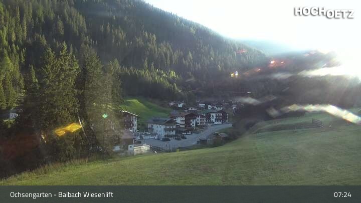Archiv Foto Webcam Hochoetz - Blick auf Ochsengarten