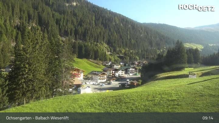 Archiv Foto Webcam Hochoetz - Blick auf Ochsengarten