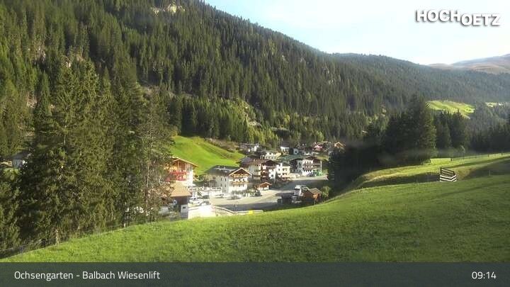 Archiv Foto Webcam Hochoetz - Blick auf Ochsengarten