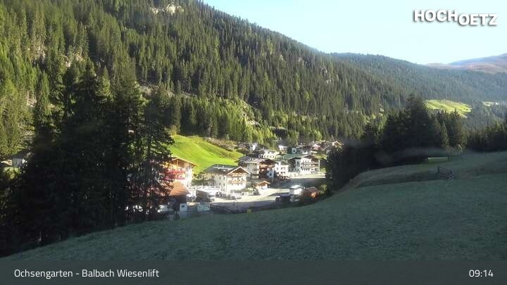 Archiv Foto Webcam Hochoetz - Blick auf Ochsengarten