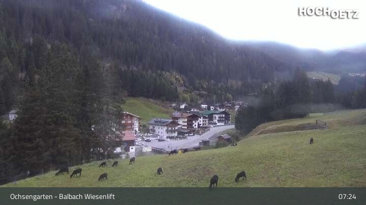 Archiv Foto Webcam Hochoetz - Blick auf Ochsengarten
