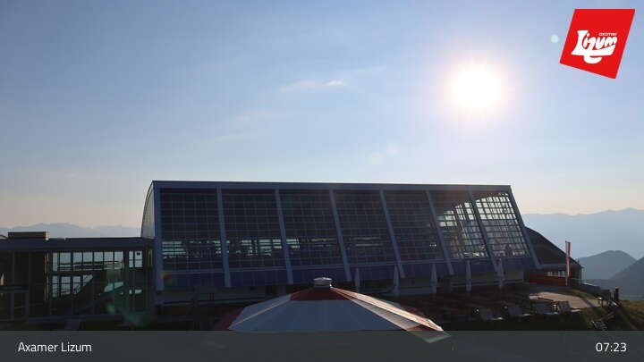 Archiv Foto Webcam Axams - Panoramarestaurant Hoadl-Haus