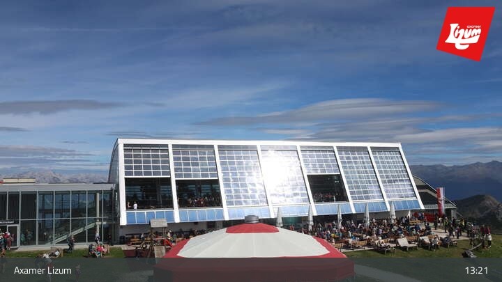 Archiv Foto Webcam Axams - Panoramarestaurant Hoadl-Haus