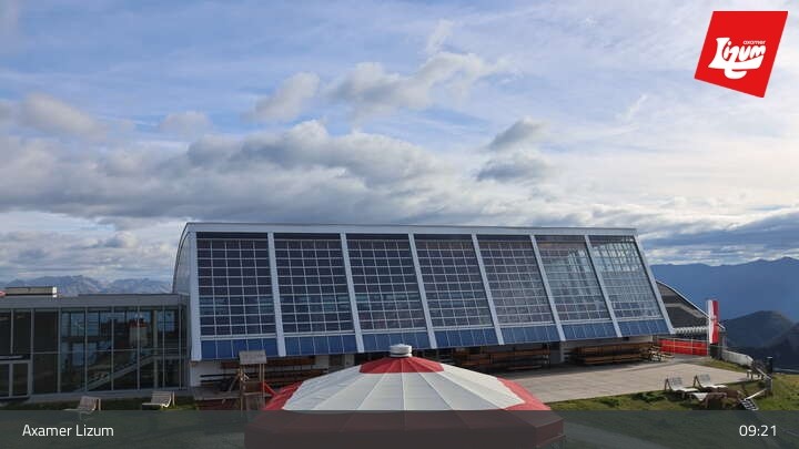 Archiv Foto Webcam Axams - Panoramarestaurant Hoadl-Haus