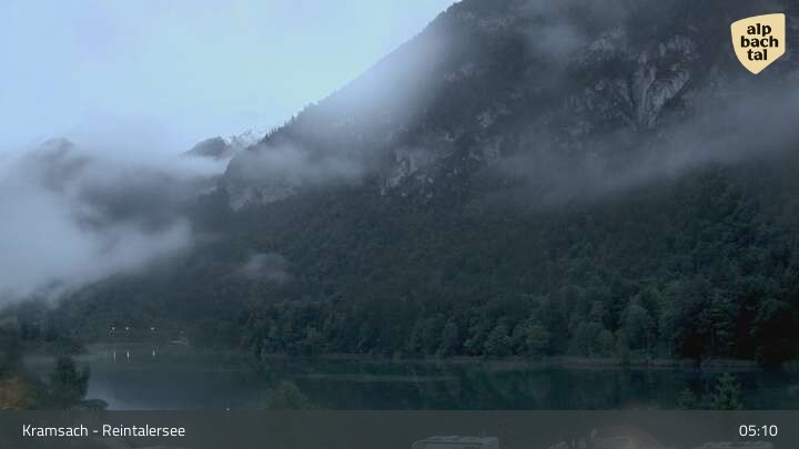 Archived image Webcam Lake Reintalersee - Kramsach