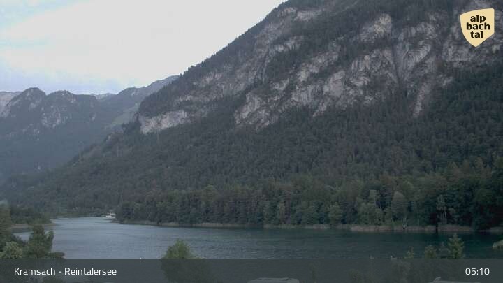 Archived image Webcam Lake Reintalersee - Kramsach