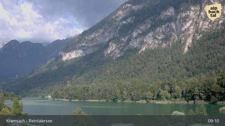 Archived image Webcam Lake Reintalersee - Kramsach
