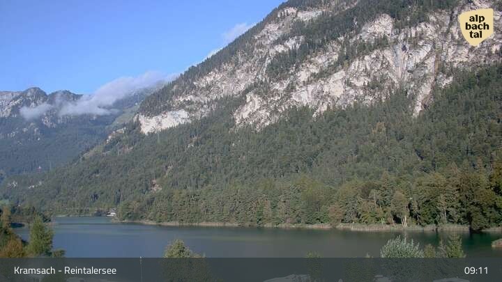 Archived image Webcam Lake Reintalersee - Kramsach