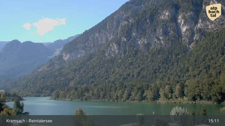Archived image Webcam Lake Reintalersee - Kramsach