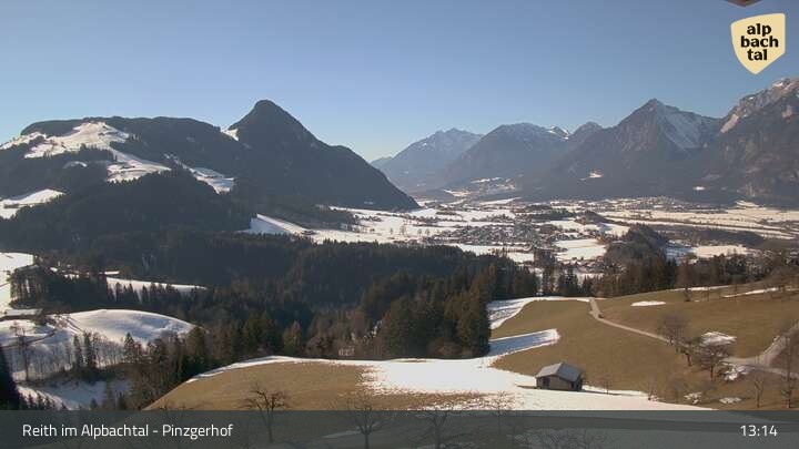 Archived image Webcam Mountain restaurant Pinzgerhof at Brunnerberg