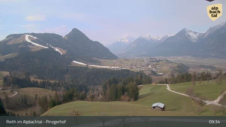 Archived image Webcam Mountain restaurant Pinzgerhof at Brunnerberg