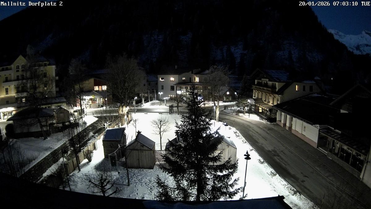 Archiv Foto Webcam Ortszentrum von Mallnitz