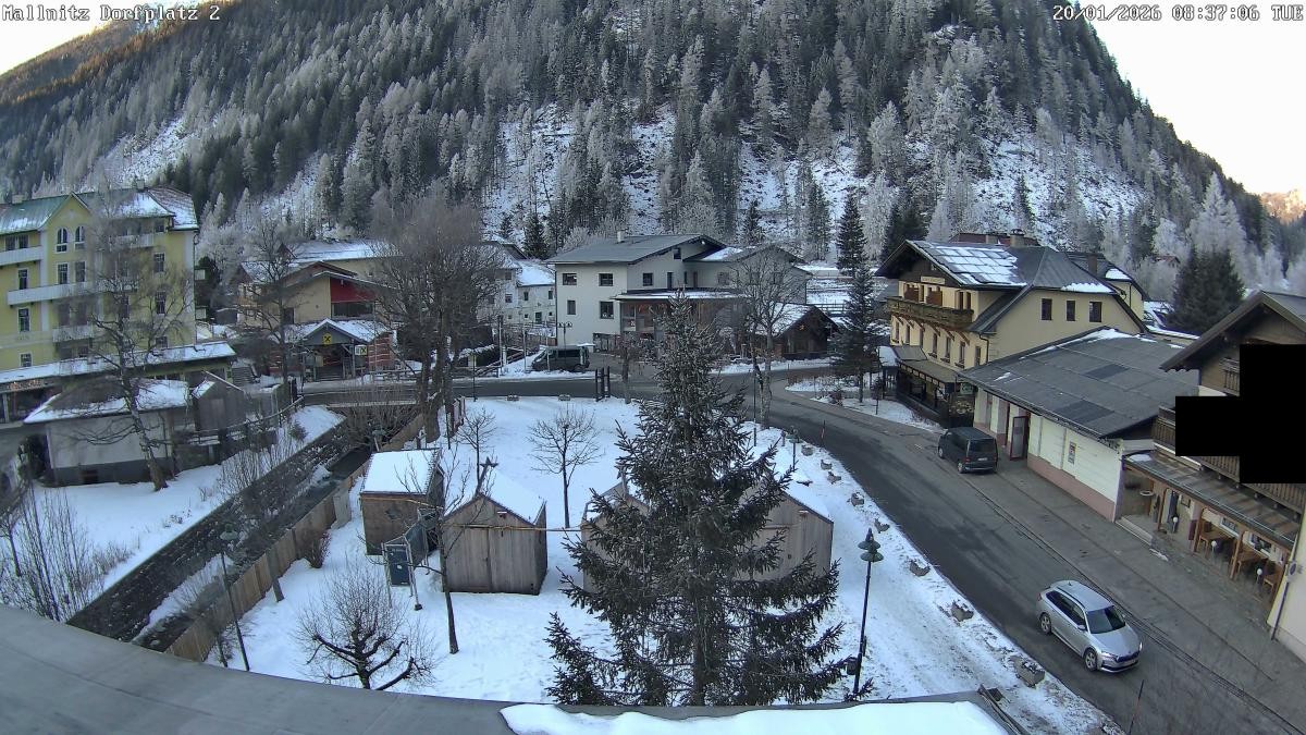 Archiv Foto Webcam Ortszentrum von Mallnitz