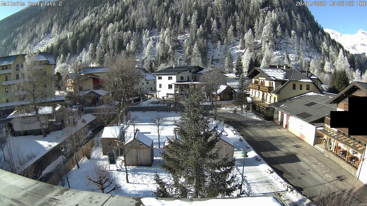 Archiv Foto Webcam Ortszentrum von Mallnitz