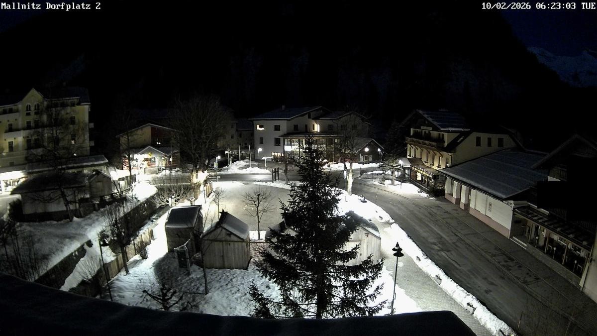 Archiv Foto Webcam Ortszentrum von Mallnitz
