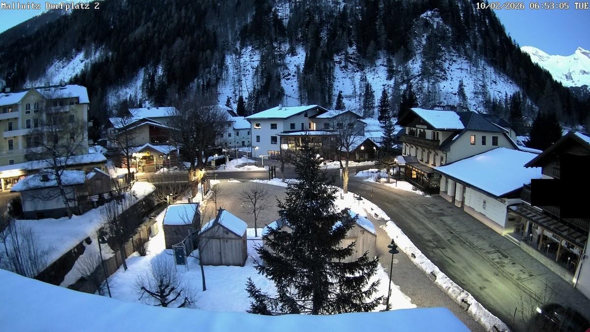 Archiv Foto Webcam Ortszentrum von Mallnitz