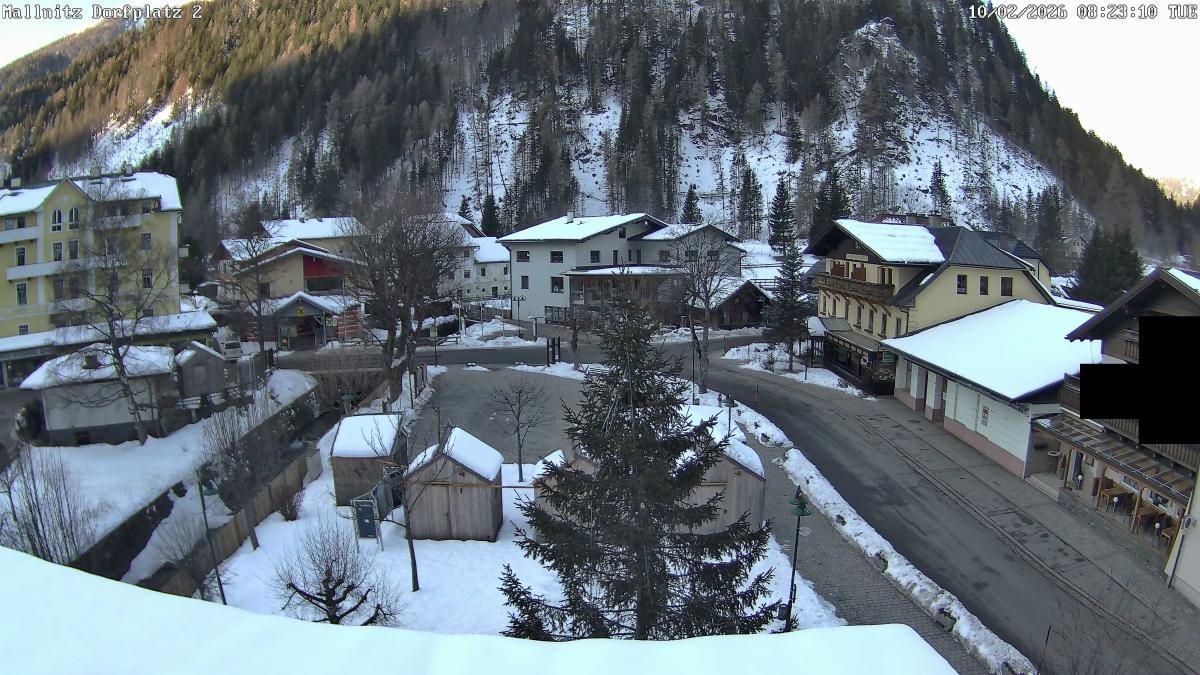 Archiv Foto Webcam Ortszentrum von Mallnitz