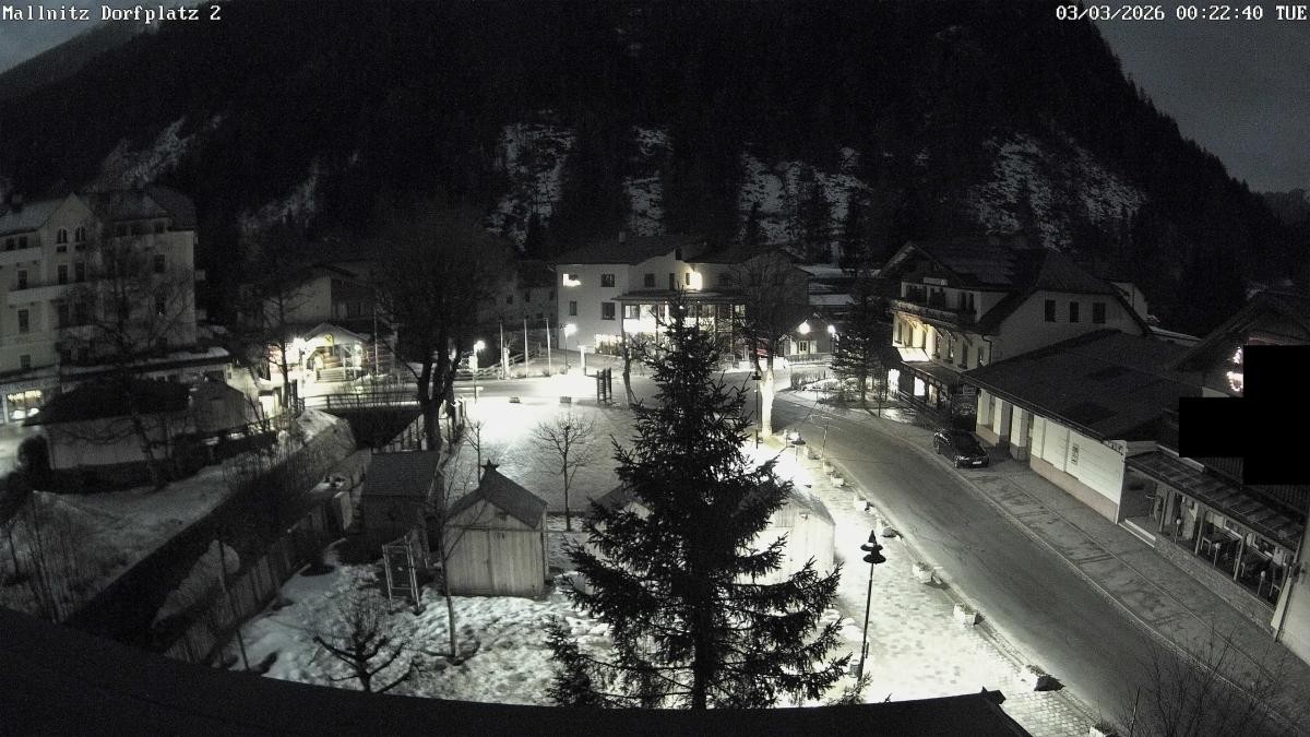 Archiv Foto Webcam Ortszentrum von Mallnitz