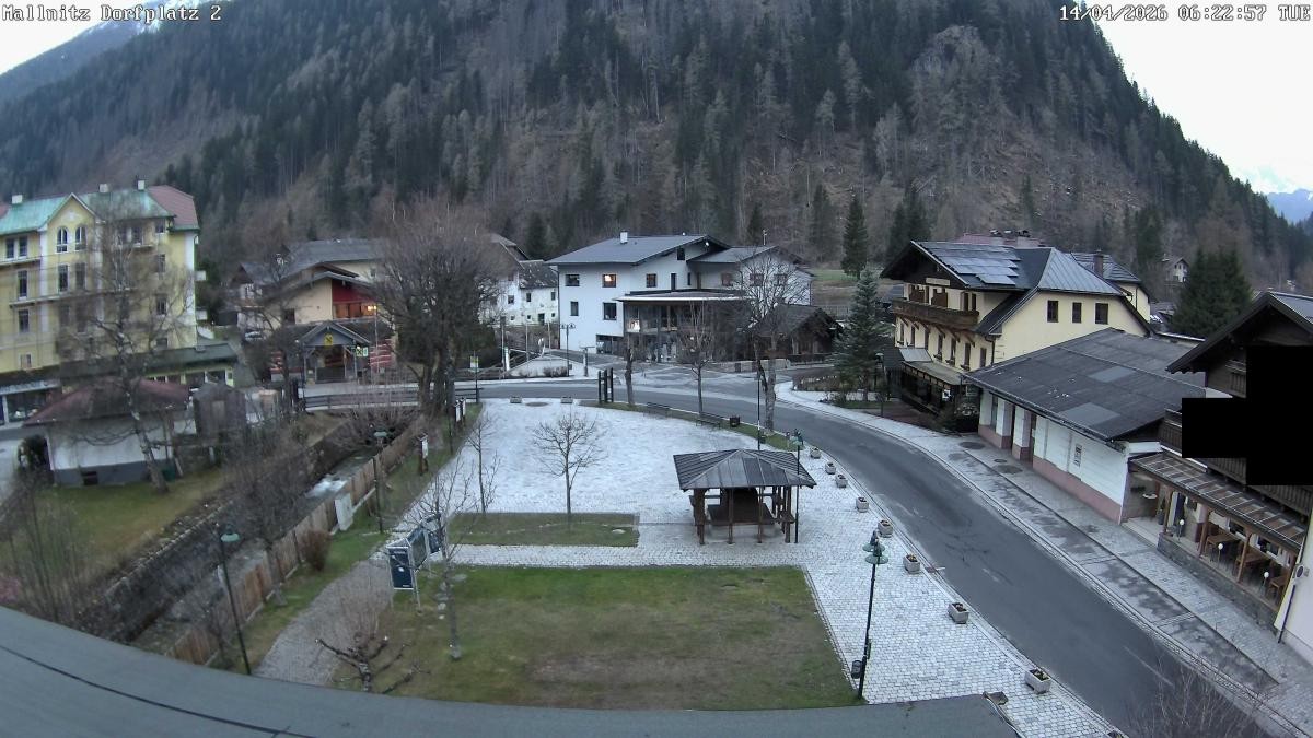 Archiv Foto Webcam Ortszentrum von Mallnitz