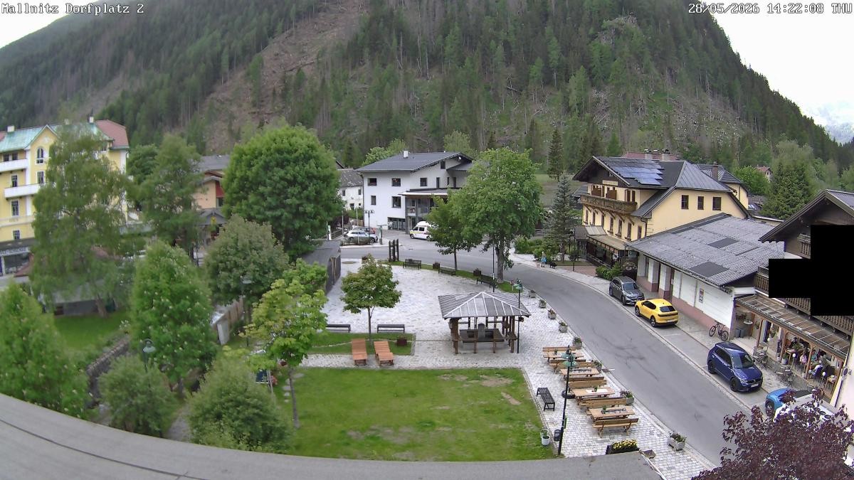 Archived image Webcam Mallnitz Center