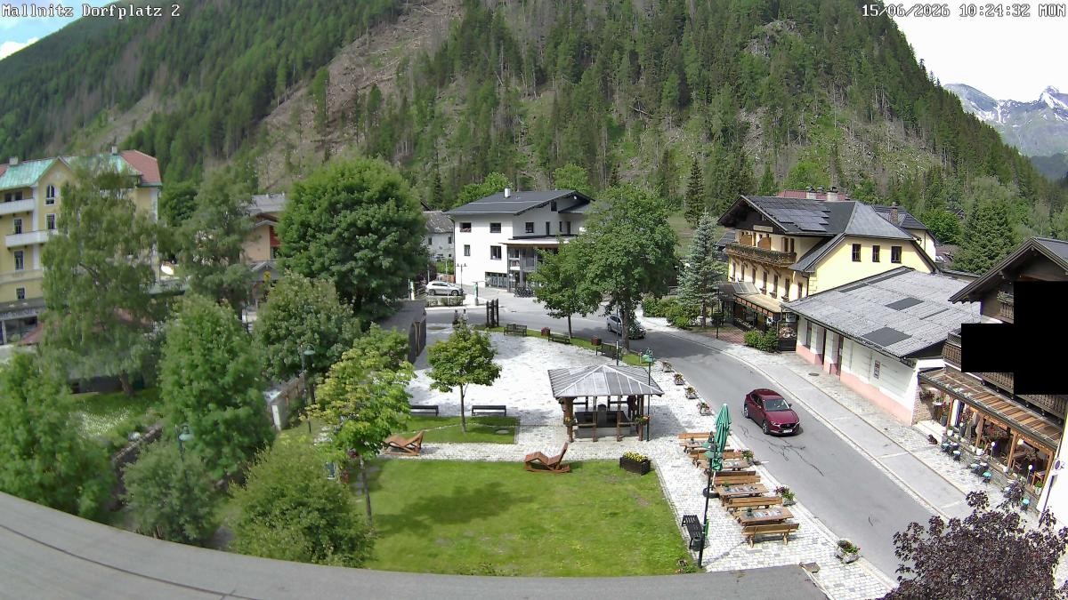 Archiv Foto Webcam Ortszentrum von Mallnitz