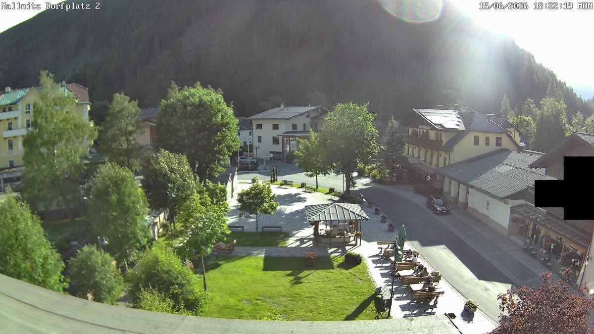 Archiv Foto Webcam Ortszentrum von Mallnitz
