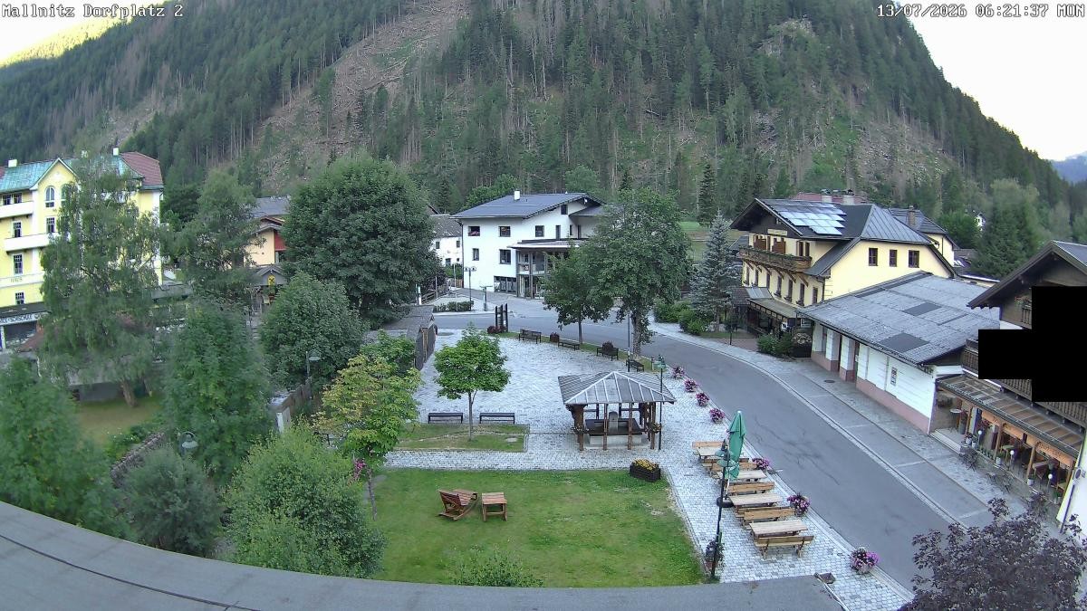 Archiv Foto Webcam Ortszentrum von Mallnitz