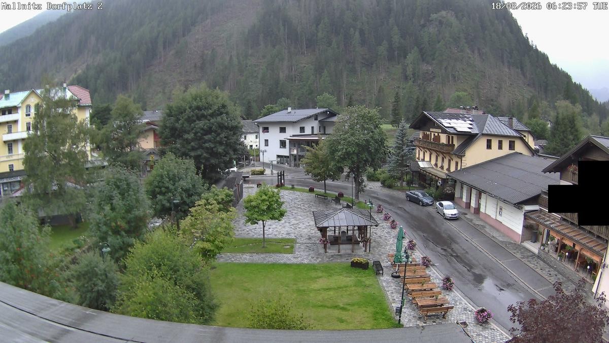 Archiv Foto Webcam Ortszentrum von Mallnitz