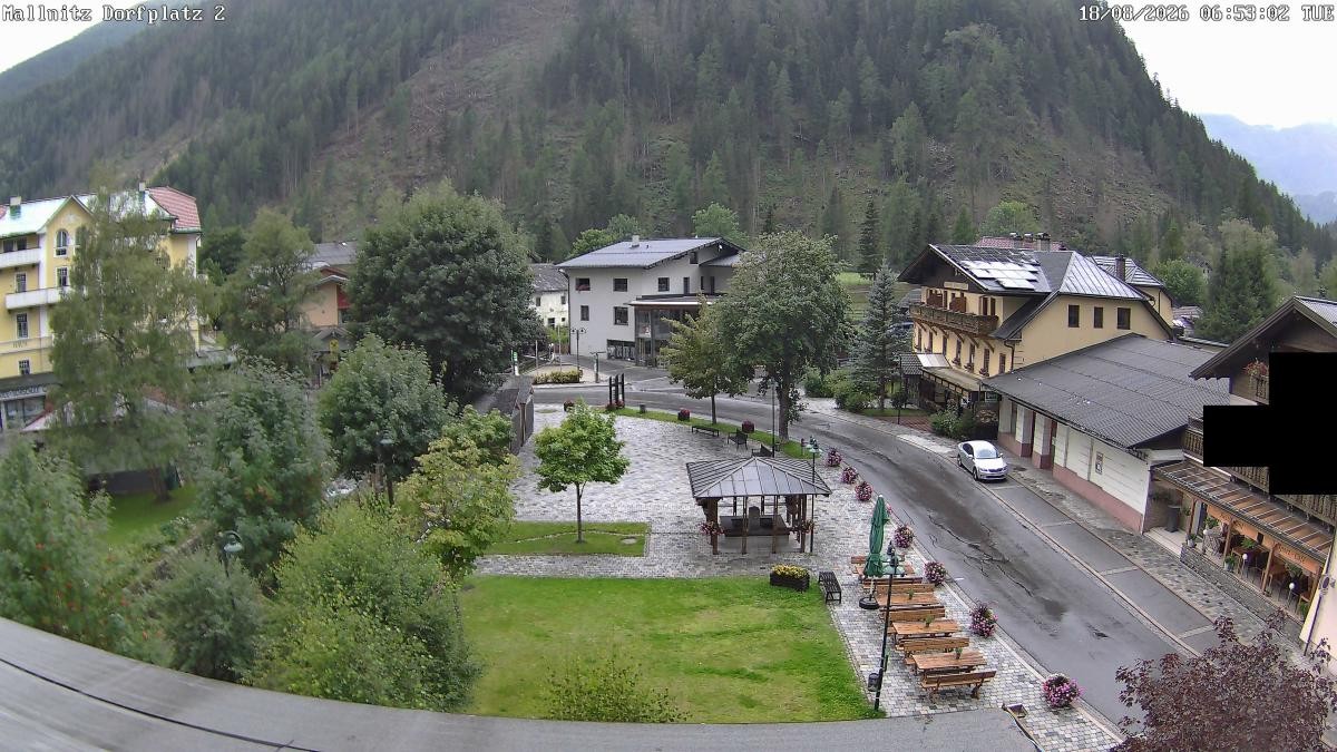 Archiv Foto Webcam Ortszentrum von Mallnitz