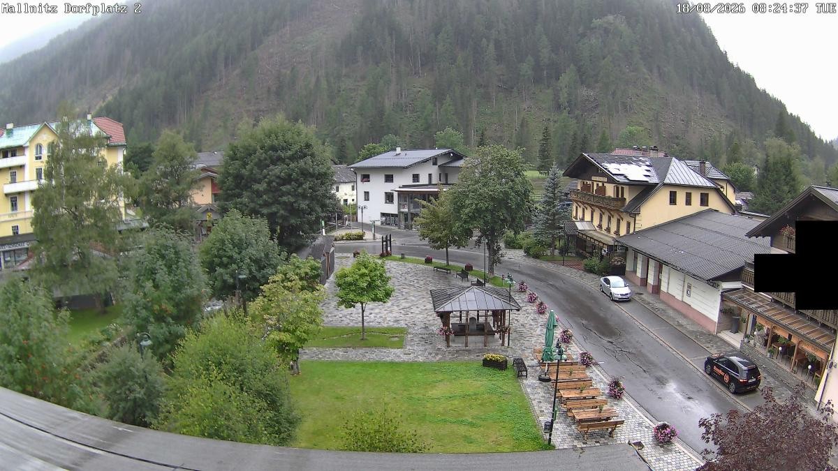 Archiv Foto Webcam Ortszentrum von Mallnitz