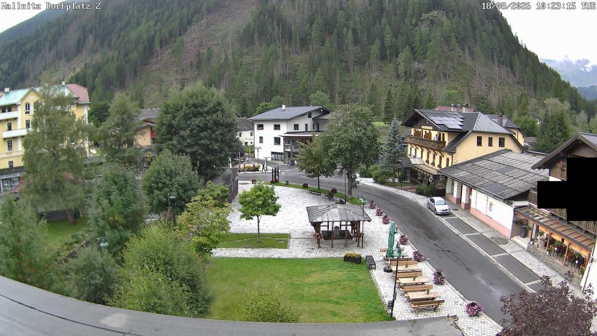 Archiv Foto Webcam Ortszentrum von Mallnitz