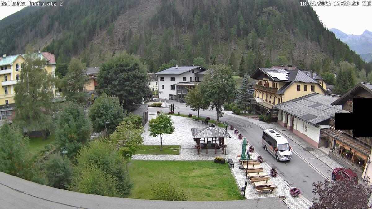 Archiv Foto Webcam Ortszentrum von Mallnitz