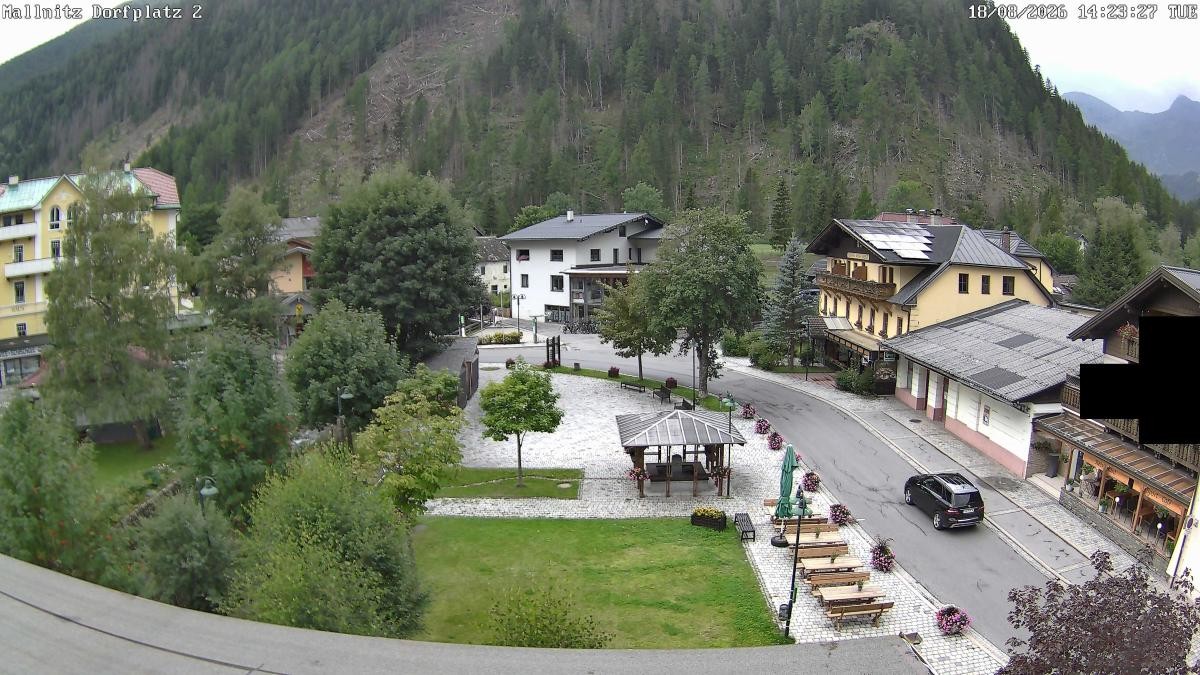 Archiv Foto Webcam Ortszentrum von Mallnitz