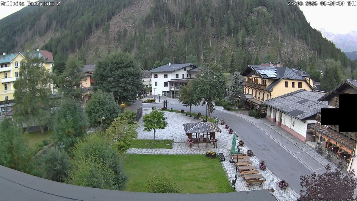 Archiv Foto Webcam Ortszentrum von Mallnitz