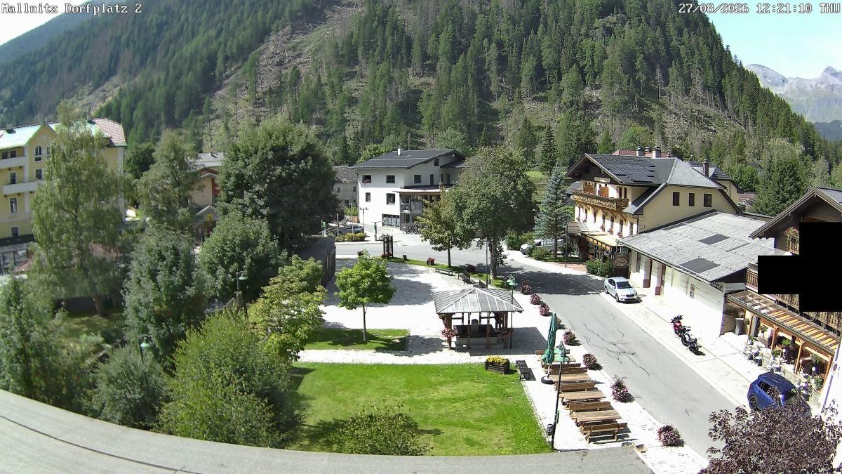 Archived image Webcam Mallnitz Center